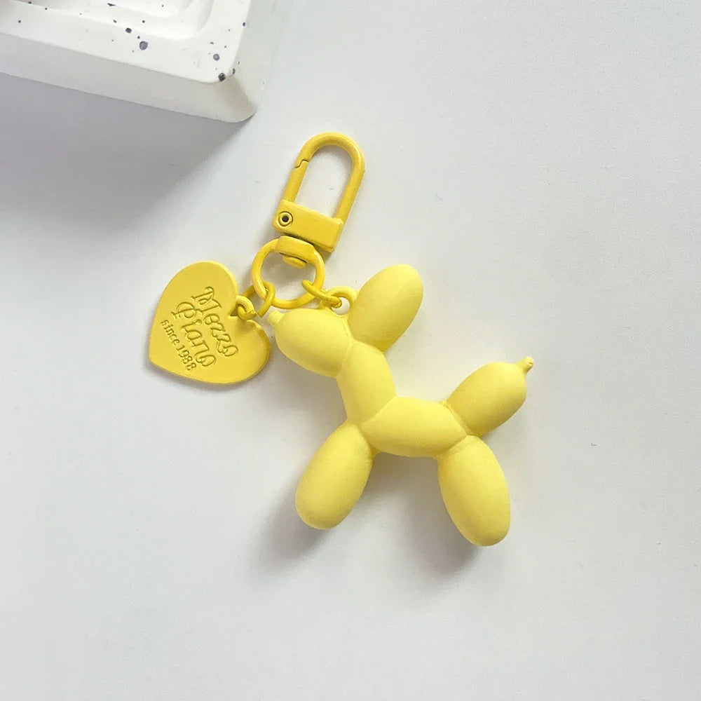 Llavero Perrito Globo Y2K - Charm Acrílico Colorido Estilo Retro