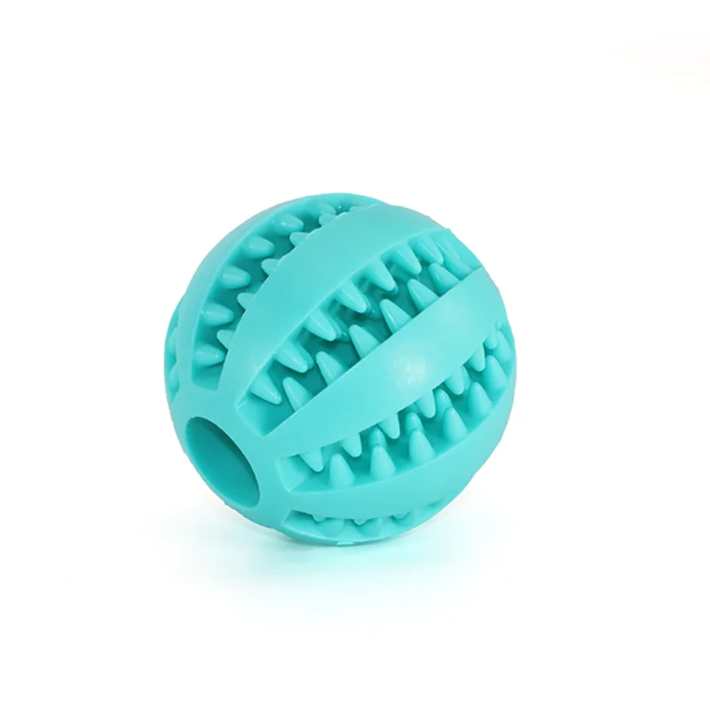Pelota Goma Natural Perros - Juguete Masticable Limpieza Dental 5cm