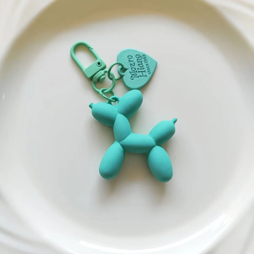 Llavero Perrito Globo Y2K - Charm Acrílico Colorido Estilo Retro