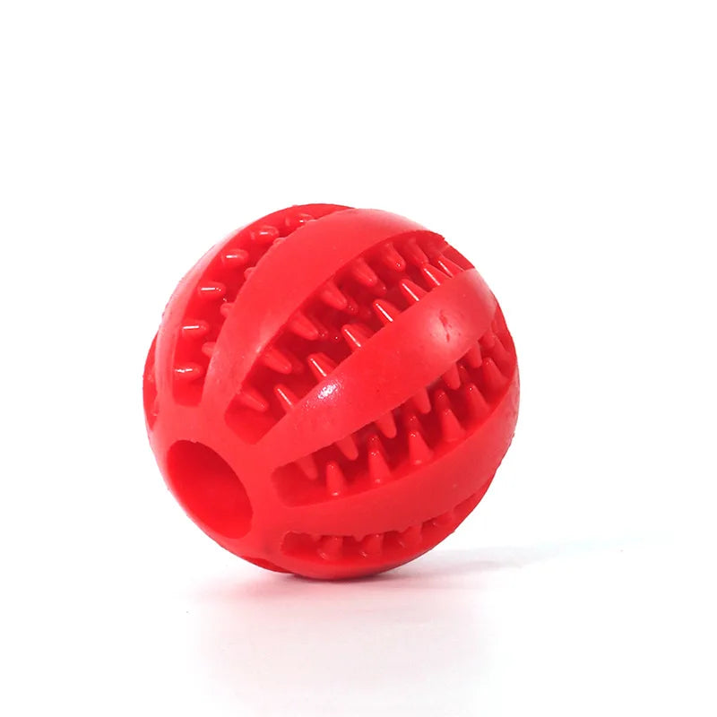 Pelota Goma Natural Perros - Juguete Masticable Limpieza Dental 5cm