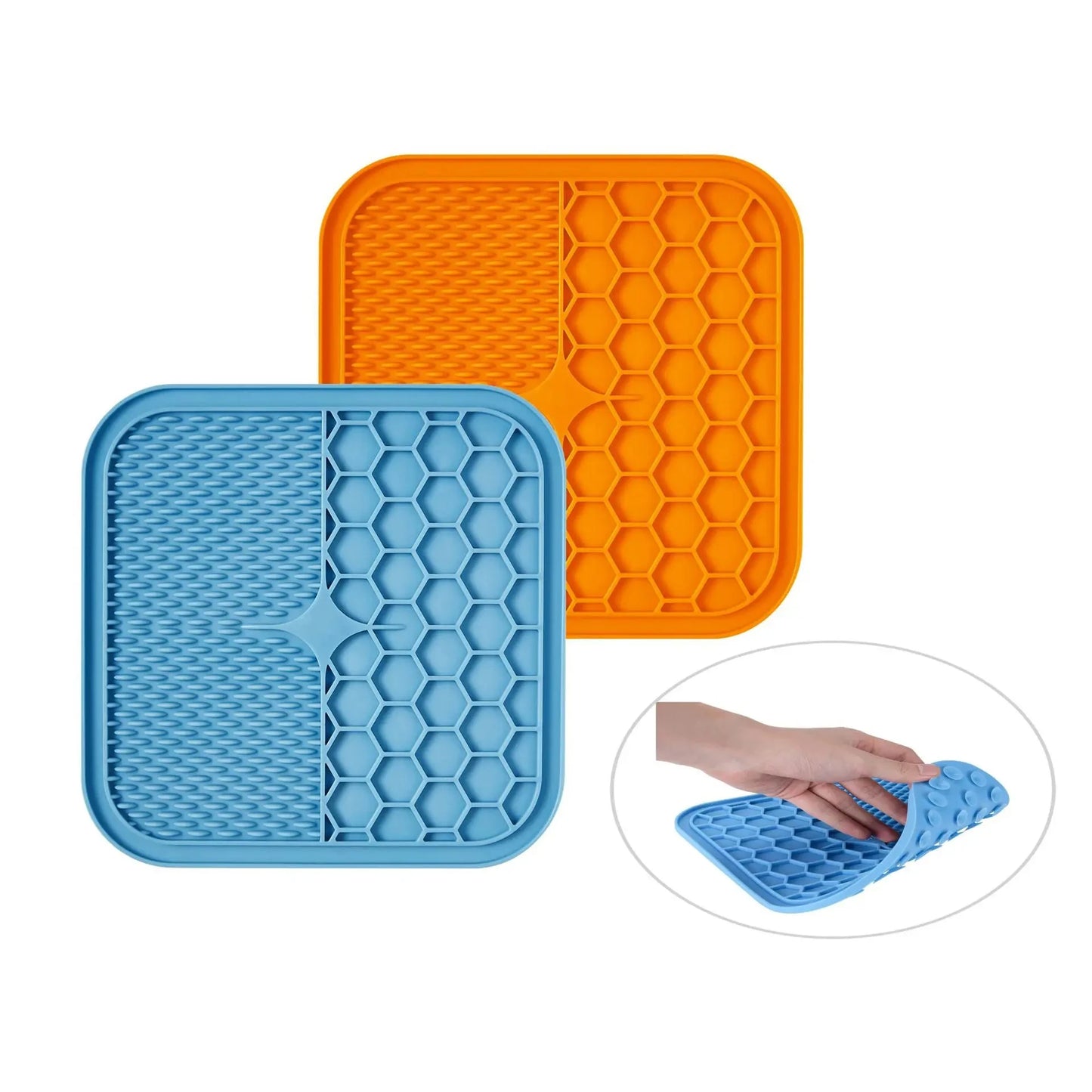 Suction Cup Dog Licking Mat - Silicone Slow Feeder for Enhanced Mealtime Experience