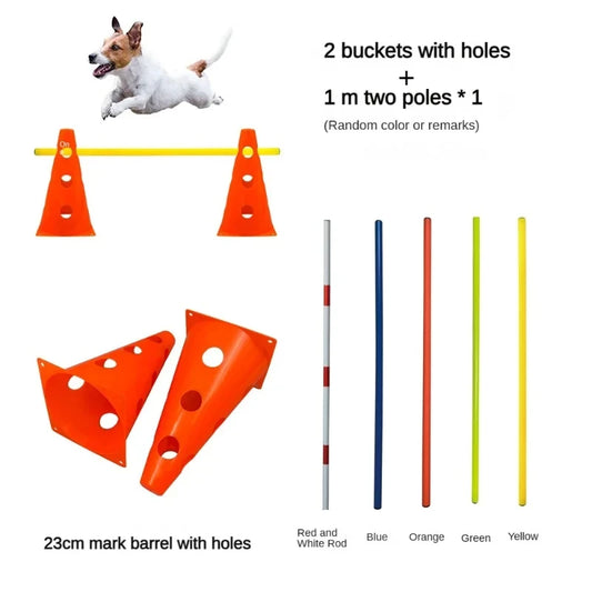 Obstacle Training Equipment Set for Pet, Agility Training, Jumping Bar, Obstacle, Dog Training Device, Pet Supplies