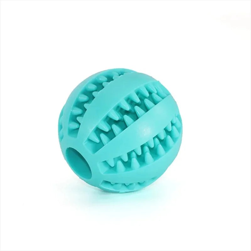 Pelota Goma Natural Perros - Juguete Masticable Limpieza Dental 5cm