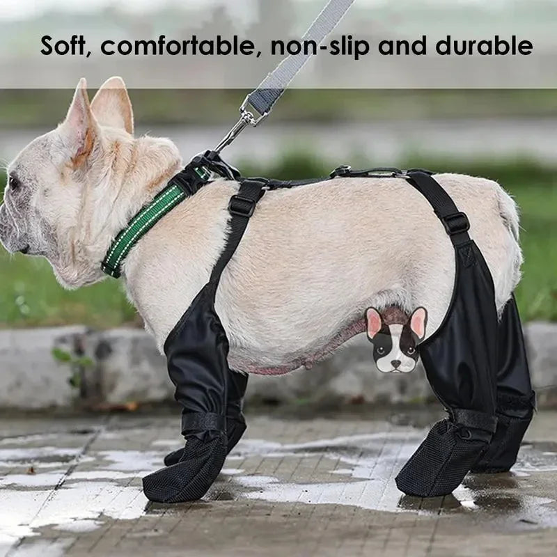 Zapatos Impermeables Perros Ajustables - Botas Protectoras Patas Transpirables