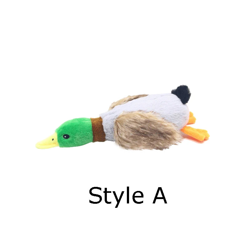 Juguete Pato Peluche con Sonido - Squeaker Divertido Perros Pequeños Medianos
