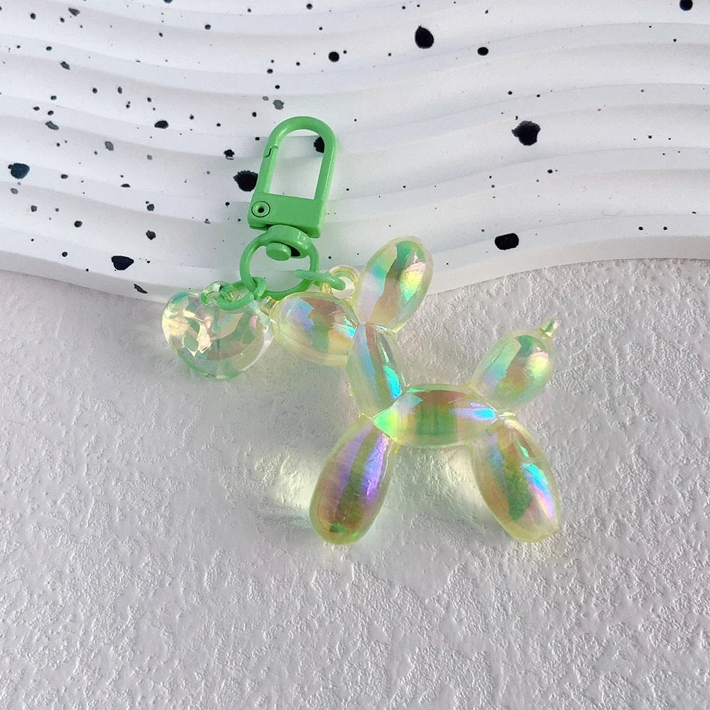Llavero Perrito Globo Y2K - Charm Acrílico Colorido Estilo Retro