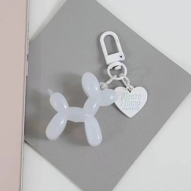 Llavero Perrito Globo Y2K - Charm Acrílico Colorido Estilo Retro