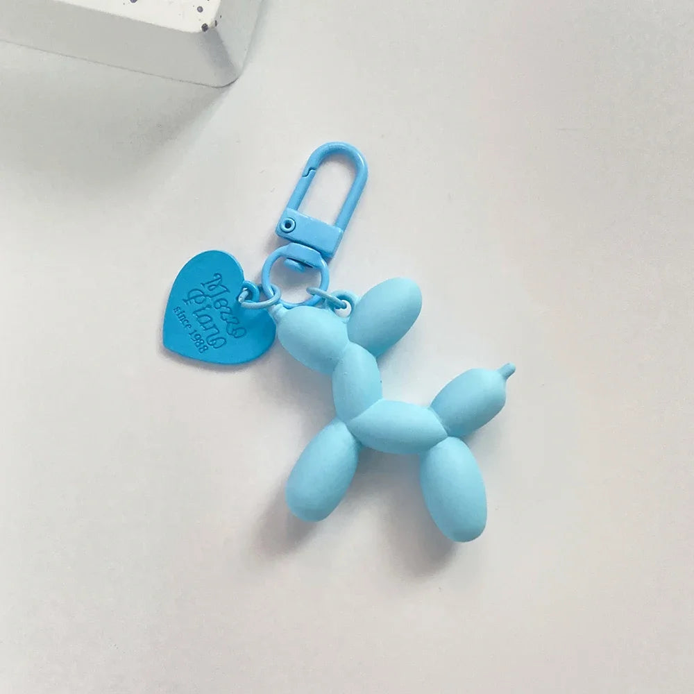 Llavero Perrito Globo Y2K - Charm Acrílico Colorido Estilo Retro