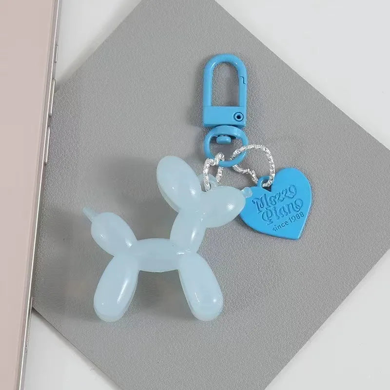Llavero Perrito Globo Y2K - Charm Acrílico Colorido Estilo Retro