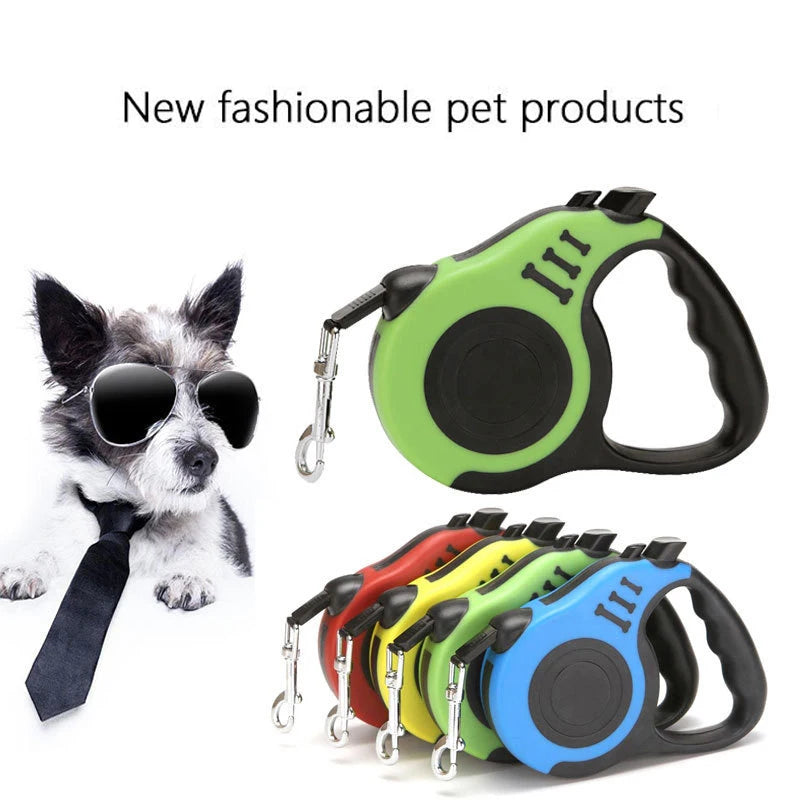 Ultimate 3M Automatic Retractable Dog Leash for Small Pets - Durable Nylon Lead for Outdoor Adventures and Hiking