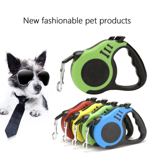 Ultimate 3M Automatic Retractable Dog Leash for Small Pets - Durable Nylon Lead for Outdoor Adventures and Hiking