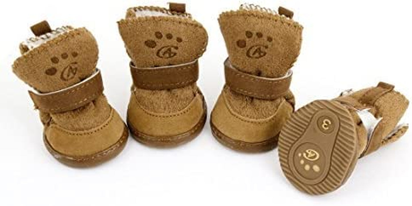 4Piezas De Zapatos Para Perros Zapatos Para Perros Antideslizante