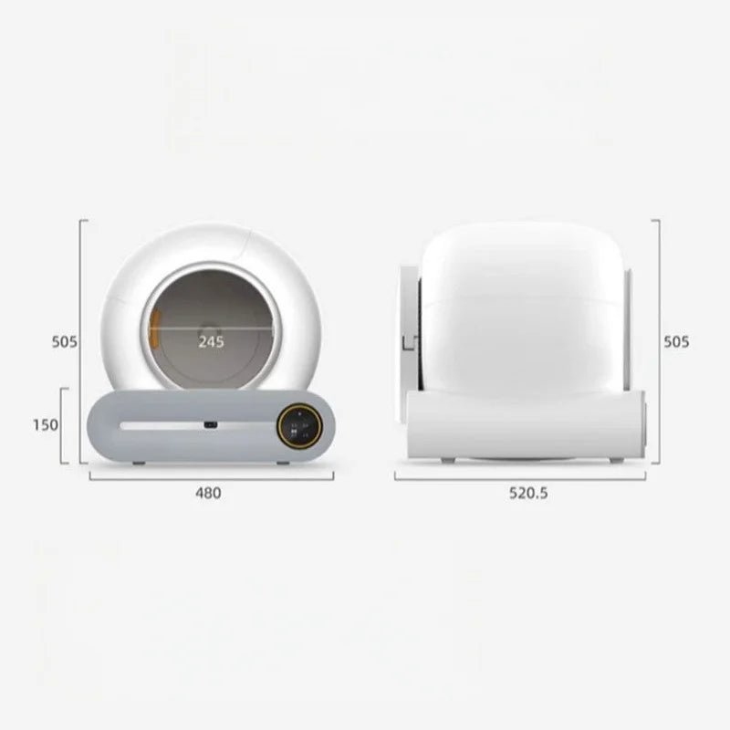 Caja Arena Inteligente Automática - Limpieza Un Toque Eléctrica Extra Grande