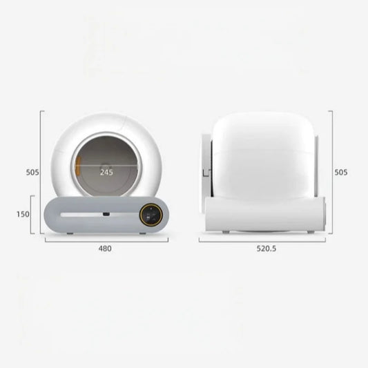 Caja Arena Inteligente Automática - Limpieza Un Toque Eléctrica Extra Grande