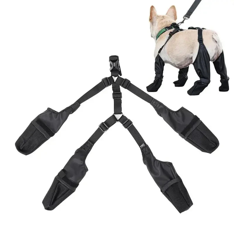 Zapatos Impermeables Perros Ajustables - Botas Protectoras Patas Transpirables
