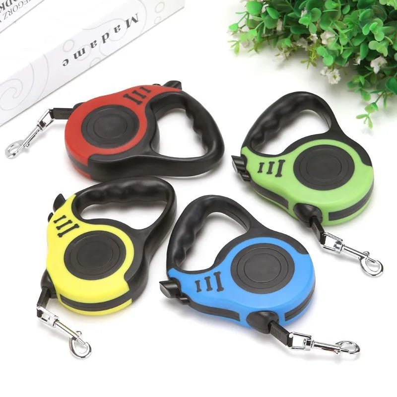Ultimate 3M Automatic Retractable Dog Leash for Small Pets - Durable Nylon Lead for Outdoor Adventures and Hiking