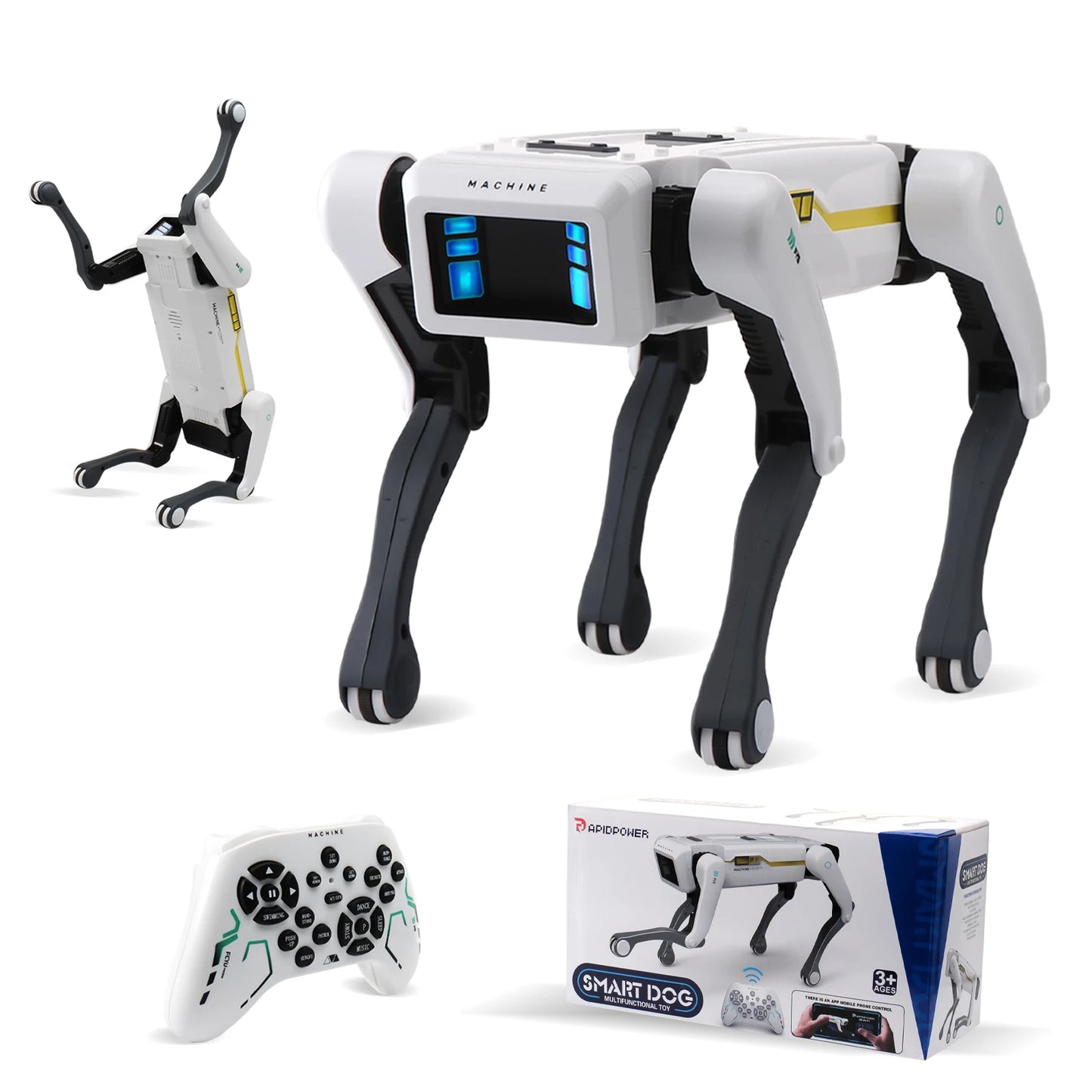 Robot Perro Inteligente AI - Control Remoto APP Programable Canta Baila