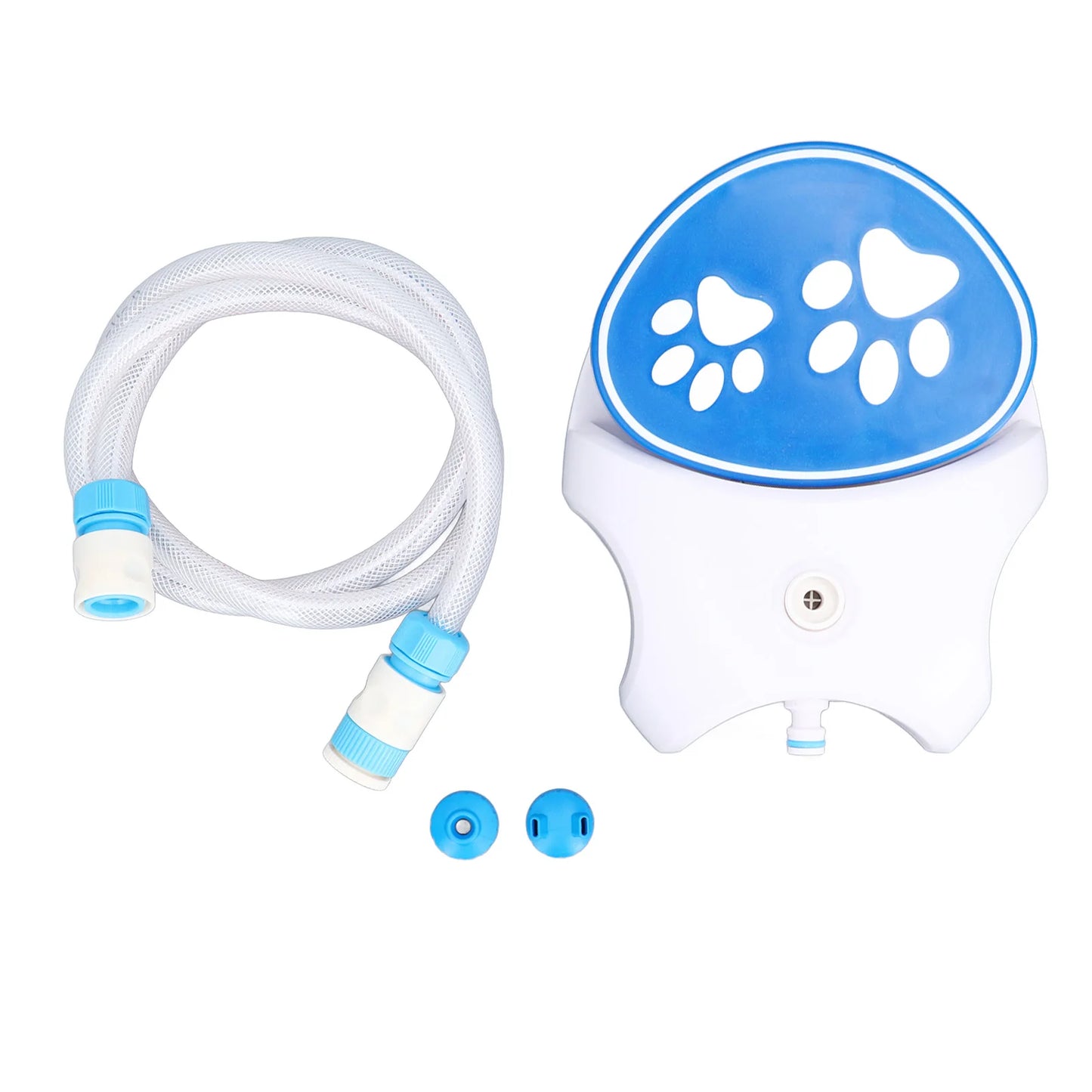 Fuente Agua Automática Perros - Dispensador Activado Pie Exterior con Manguera