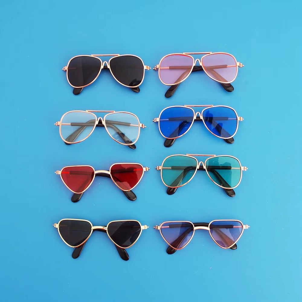Cute Lovely Eye Wear Reflection for Small Dog Cat Toy Cat Dog Sunglasses Pet Products Diy Pet Glasses Photos Props