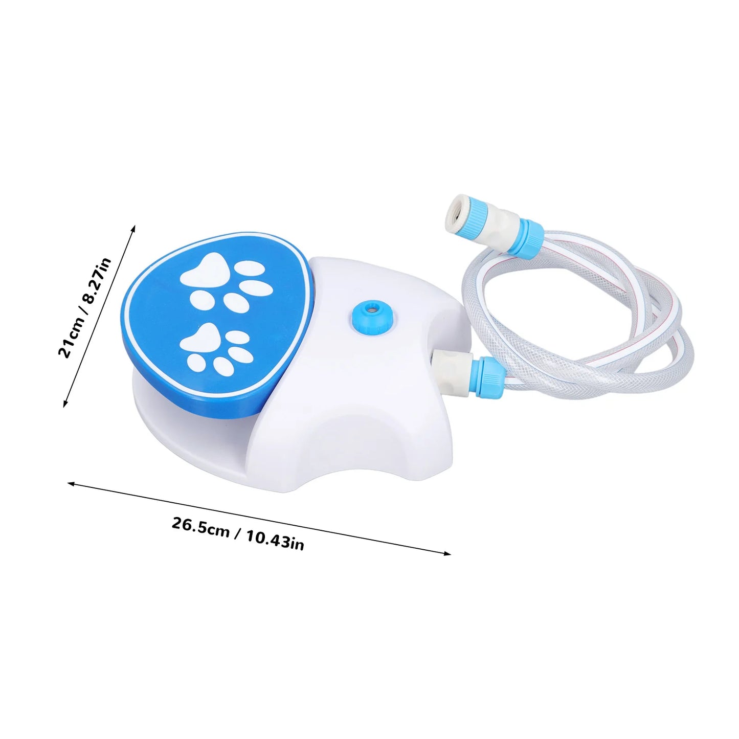 Fuente Agua Automática Perros - Dispensador Activado Pie Exterior con Manguera