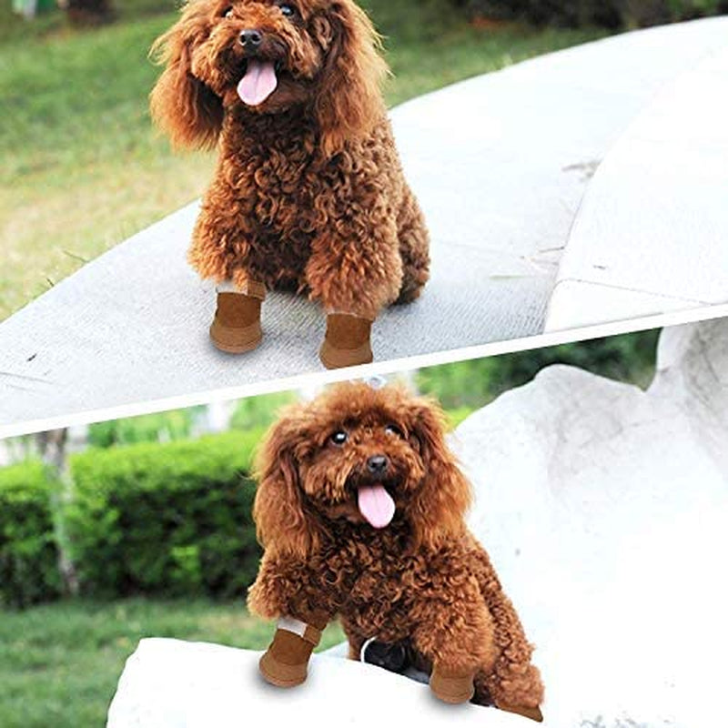 4Piezas De Zapatos Para Perros Zapatos Para Perros Antideslizante