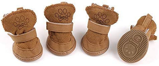 4Piezas De Zapatos Para Perros Zapatos Para Perros Antideslizante