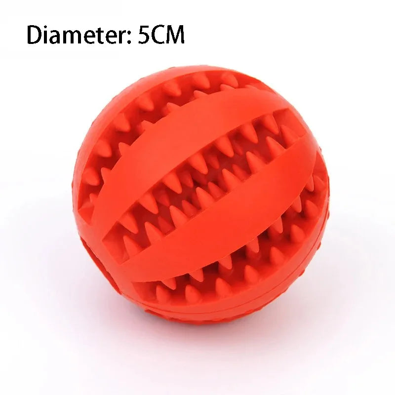 Pelota Goma Natural Perros - Juguete Masticable Limpieza Dental 5cm