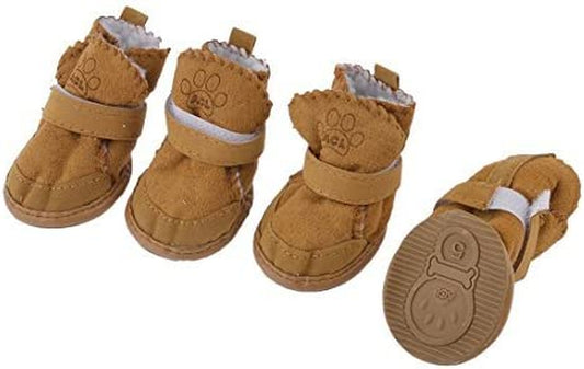 4Piezas De Zapatos Para Perros Zapatos Para Perros Antideslizante