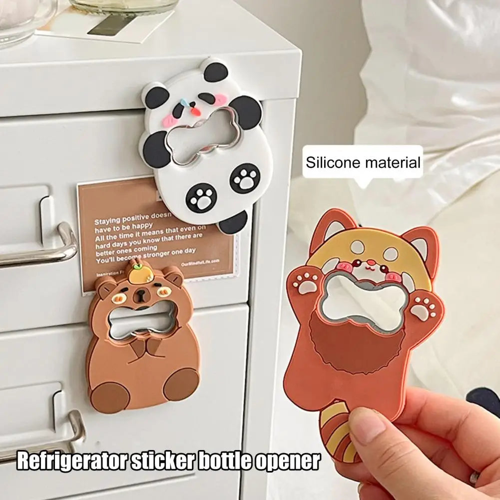 Abrebotellas Magnético Animales - Gato Perro Panda Divertido Cocina Bar