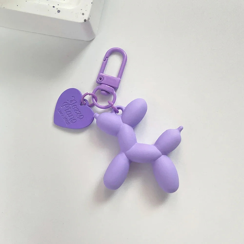 Llavero Perrito Globo Y2K - Charm Acrílico Colorido Estilo Retro