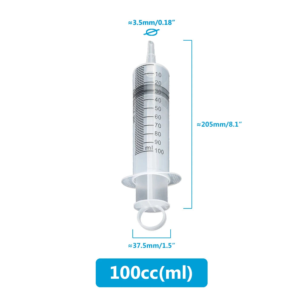 Jeringa Multifunción Mascotas 100-550ml - Alimentación y Medicación con Manguera