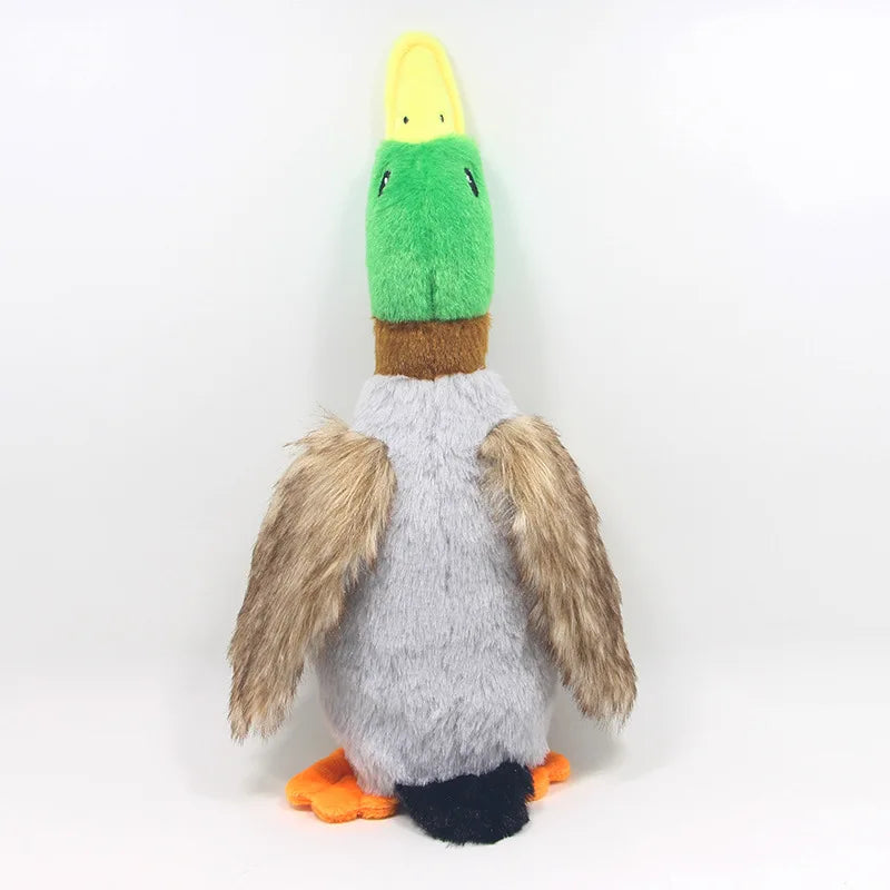 Juguete Pato Peluche con Sonido - Squeaker Divertido Perros Pequeños Medianos