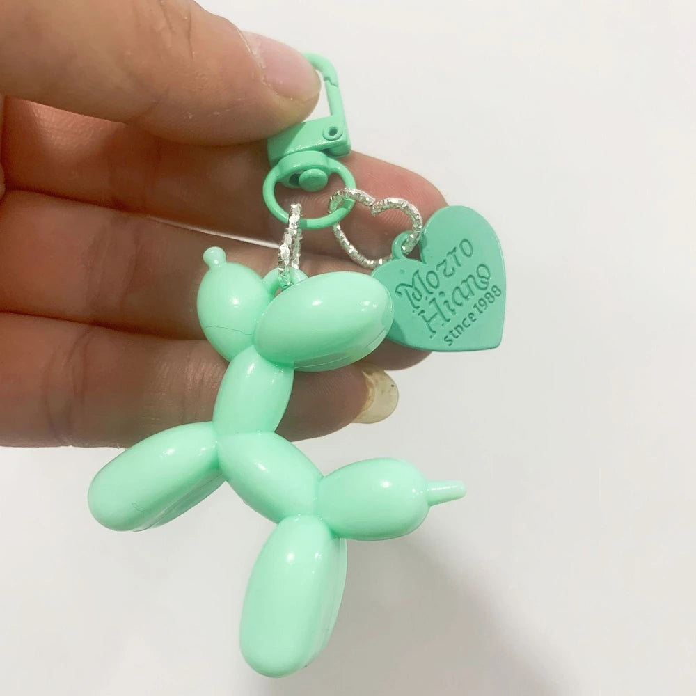 Llavero Perrito Globo Y2K - Charm Acrílico Colorido Estilo Retro