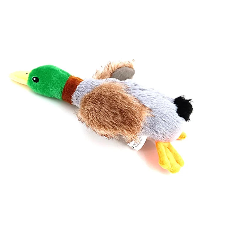 Juguete Pato Peluche con Sonido - Squeaker Divertido Perros Pequeños Medianos