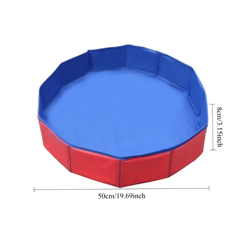 Bañera Plegable Mascotas - Piscina Interactiva Portátil Gatos y Perros