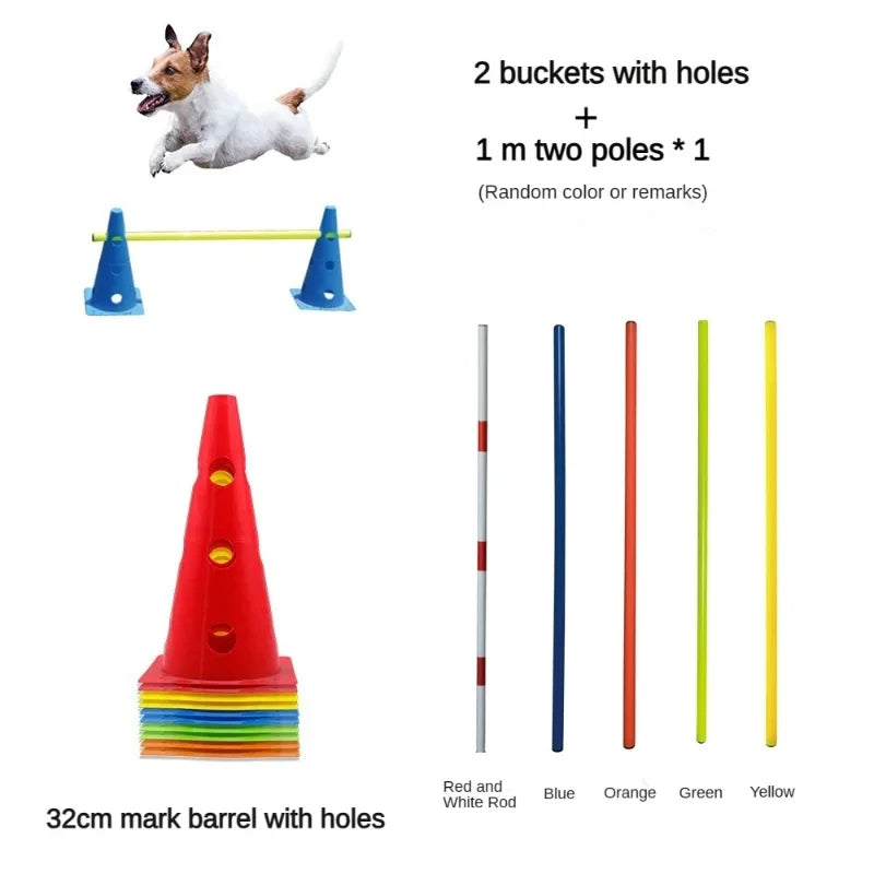 Obstacle Training Equipment Set for Pet, Agility Training, Jumping Bar, Obstacle, Dog Training Device, Pet Supplies