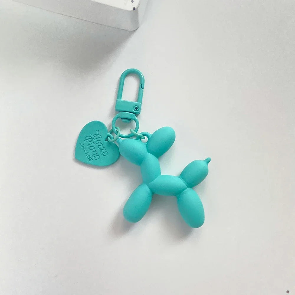 Llavero Perrito Globo Y2K - Charm Acrílico Colorido Estilo Retro